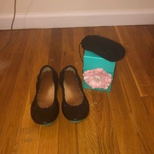 Obsidian Black Tieks Size 8